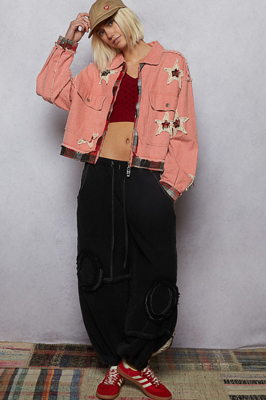 POL Star Patchwork Jacket
