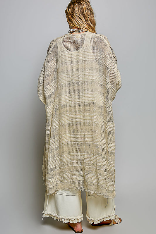 POL Bohemian Grace Kimono - Ivory