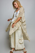 POL Bohemian Grace Kimono - Ivory