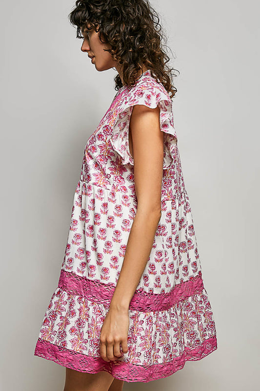 POL Bloom & Breeze Ruffle Dress