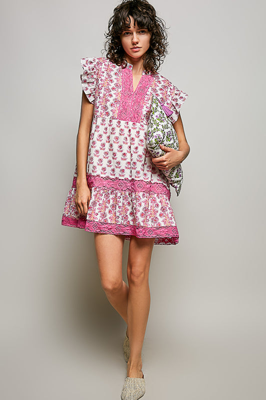 POL Bloom & Breeze Ruffle Dress
