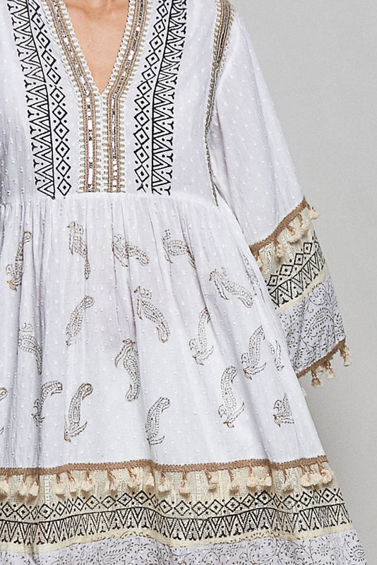 POL Sahara Tassel Dress