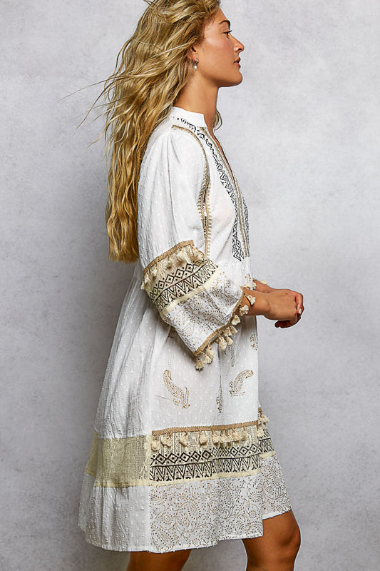 POL Sahara Tassel Dress