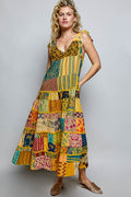 POL The Desert Mosaic Patchwork Maxi