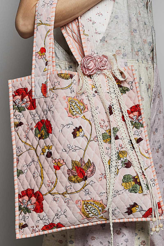 Wildflower Quilted Tote