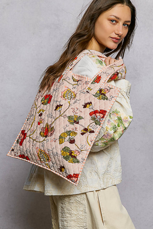 Wildflower Quilted Tote