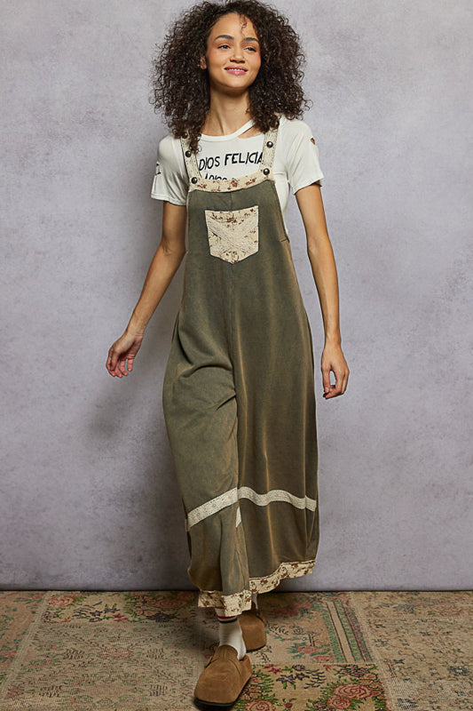 POL Patchwork Jumpsuit