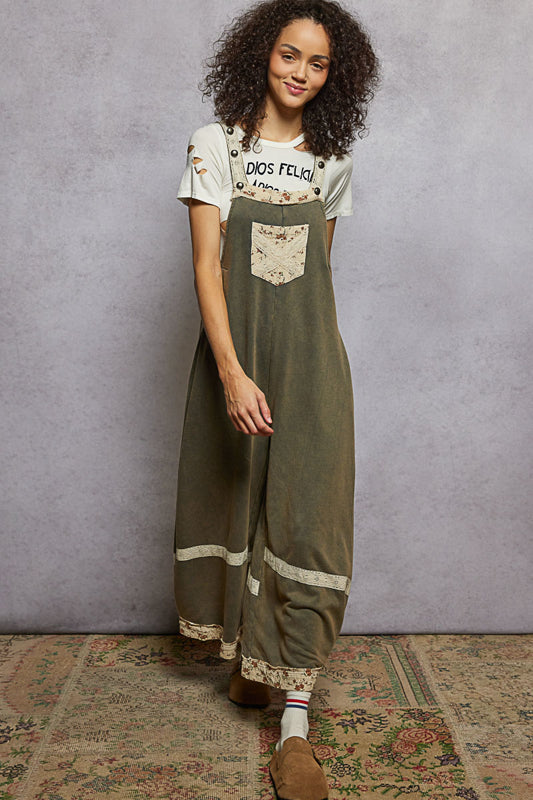 POL Patchwork Jumpsuit