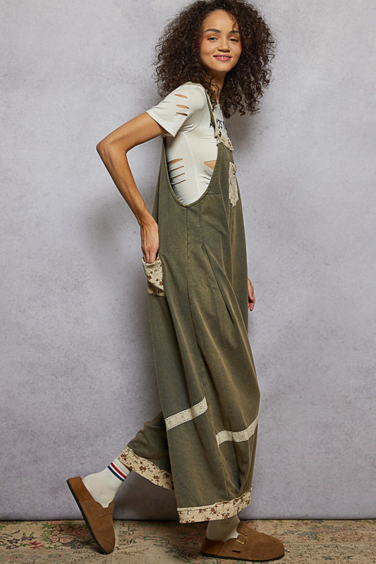 POL Patchwork Jumpsuit