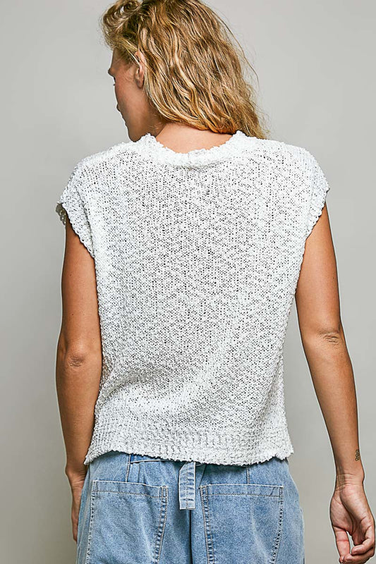 Starry Nights Top - White