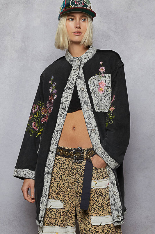 POL Embroidered Jacket
