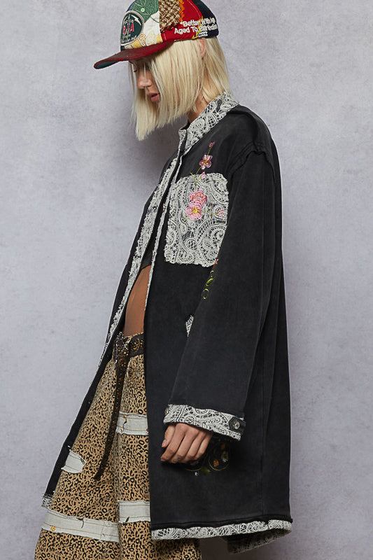 POL Embroidered Jacket