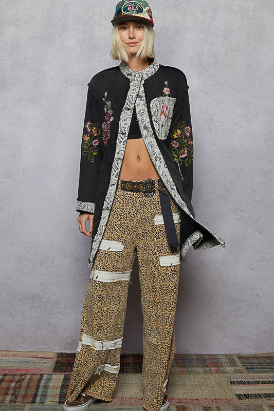 POL Embroidered Jacket