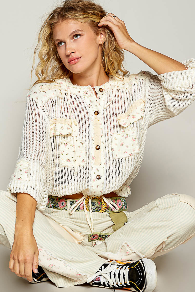 POL Wanderlight Print Top