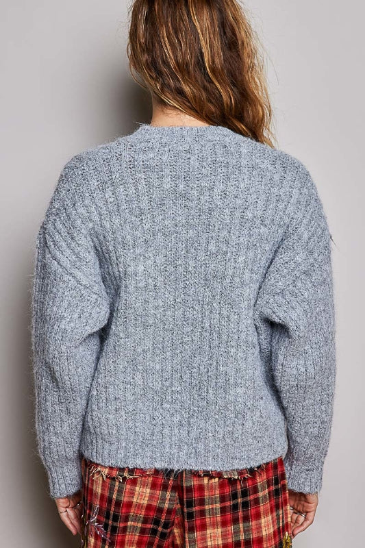 POL Color Me Cozy Button Cardigan