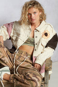 POL Patchwork Embroidered Jacket