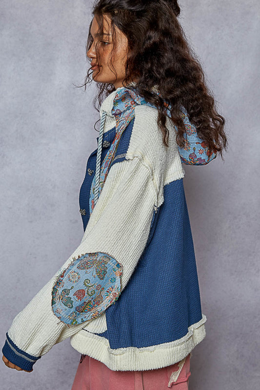 POL Thermal Floral Jacket