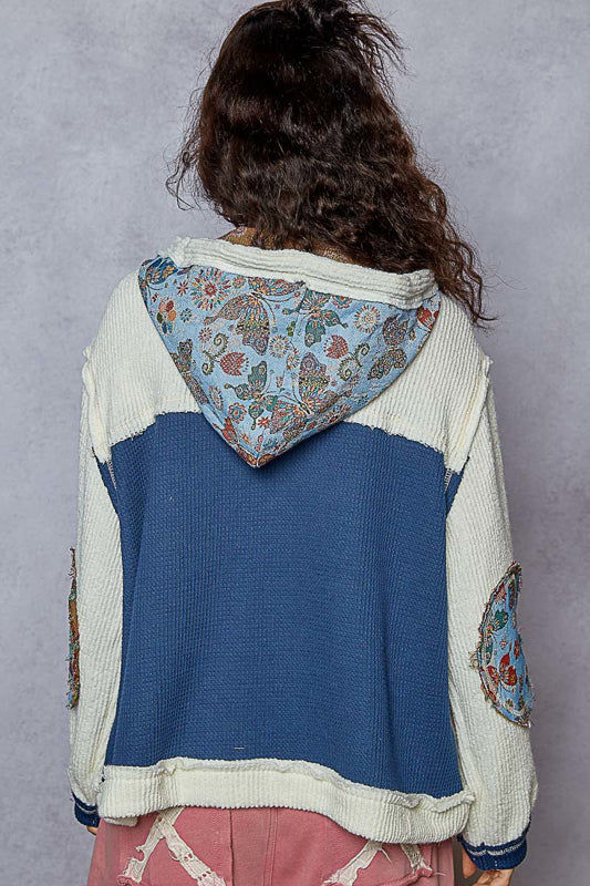 POL Thermal Floral Jacket