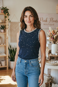 Shimmer & Shine Tank - Navy