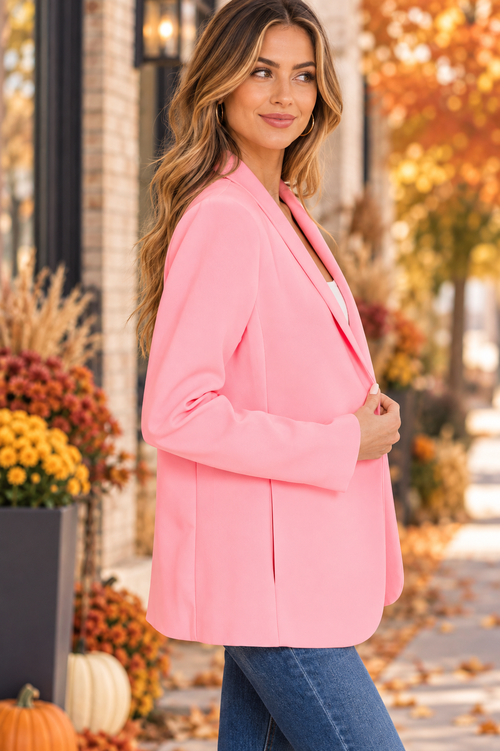 Pink Avenue Blazer