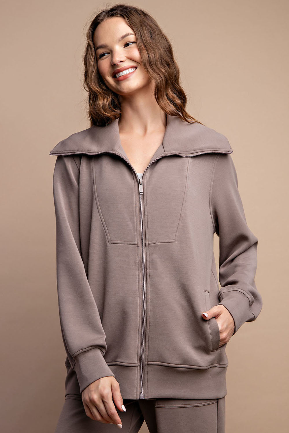 On The Move Jacket - Mocha