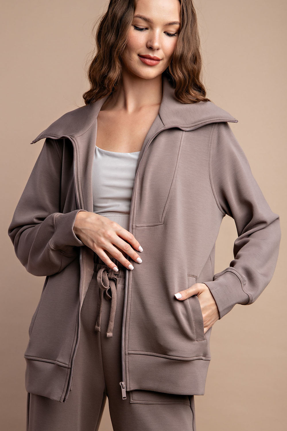 On The Move Jacket - Mocha