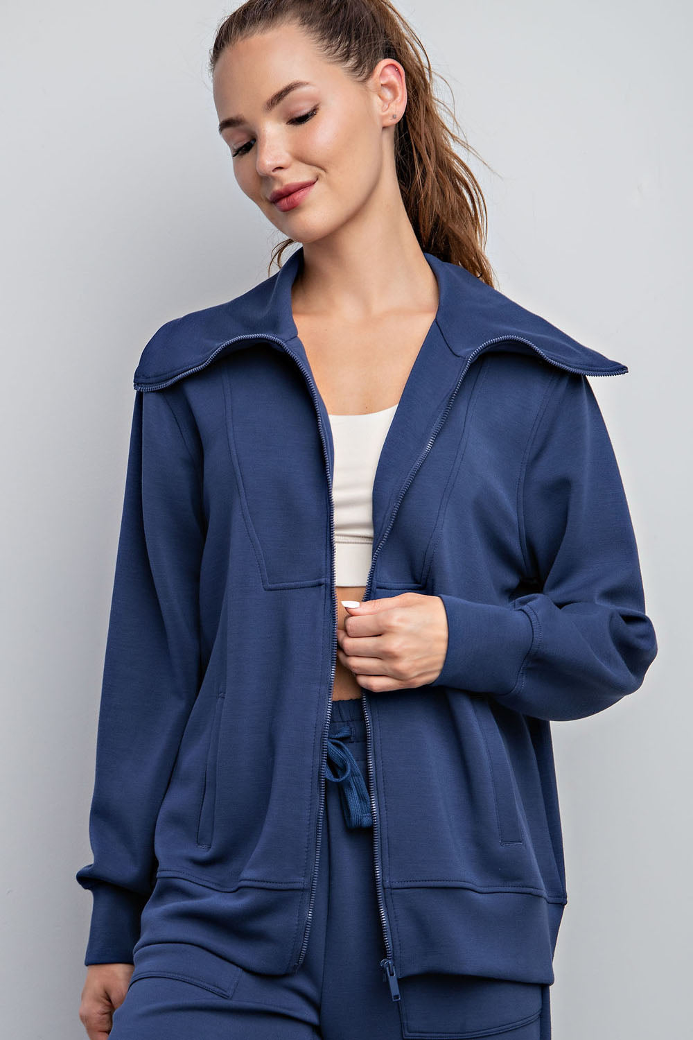 On The Move Jacket - Navy