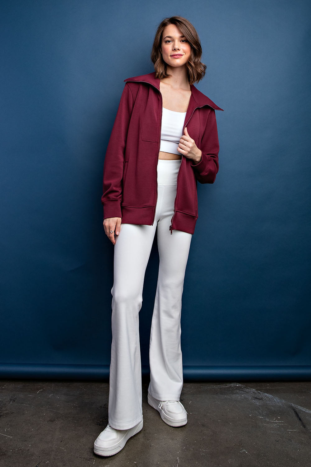 On The Move Jacket - Wine