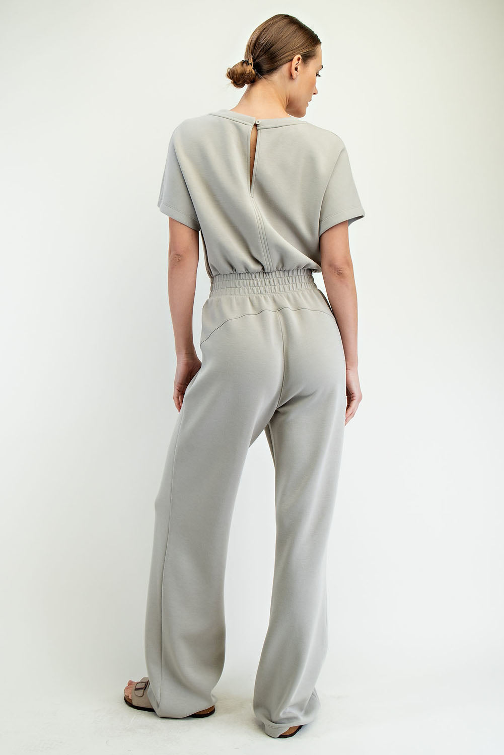Luxe Bloom Jumpsuit - Sage