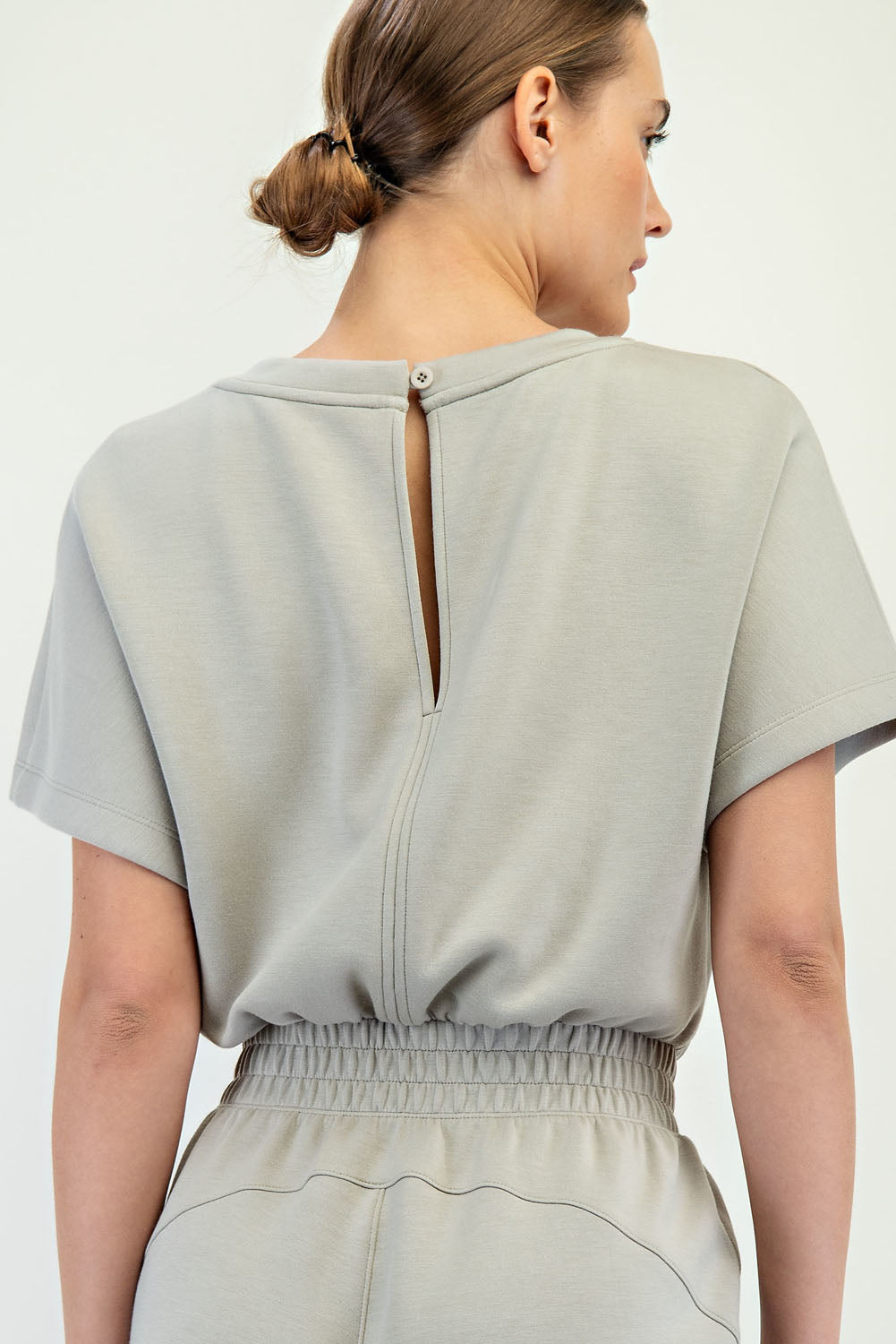 Luxe Bloom Jumpsuit - Sage