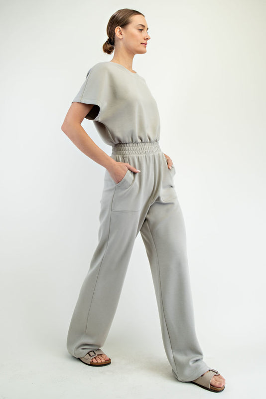 Luxe Bloom Jumpsuit - Sage