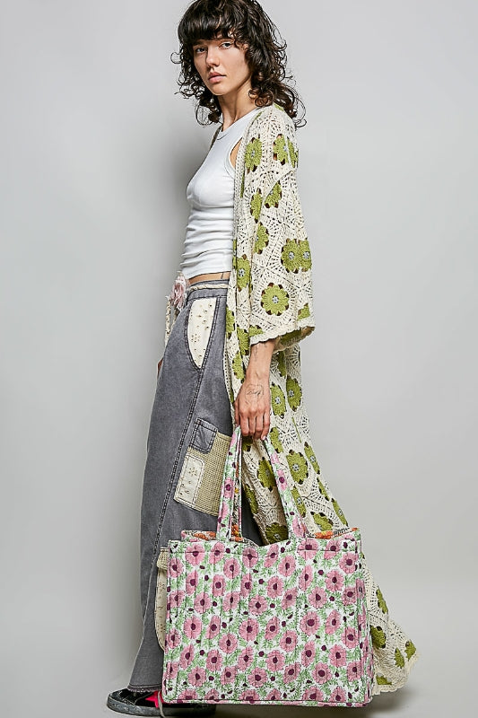 POL Sage & Soul Quilted Tote