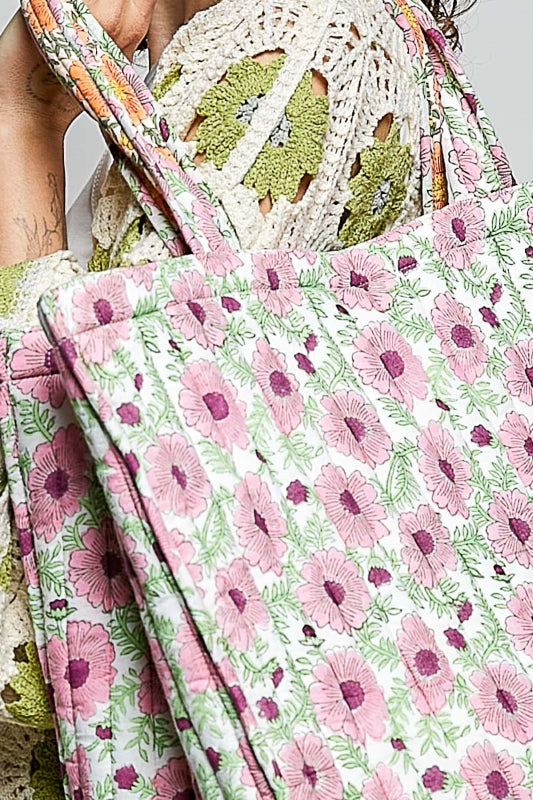 POL Sage & Soul Quilted Tote