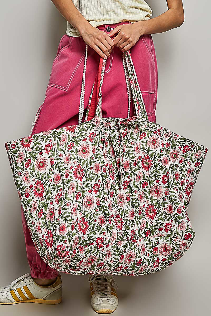 POL Boho Wander Quilted Tote