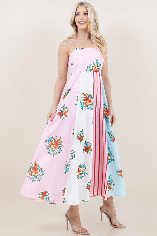 The Elara Patchwork Dress