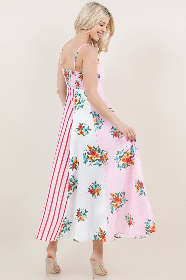 The Elara Patchwork Dress