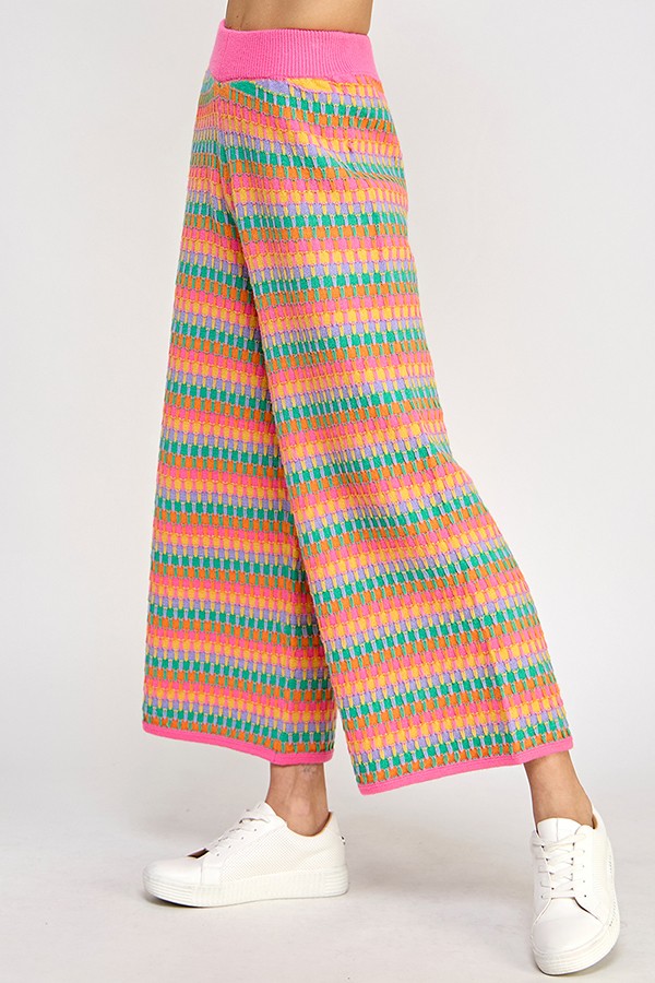 Wide Leg Lounge Sweater Set