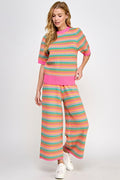 Wide Leg Lounge Sweater Set