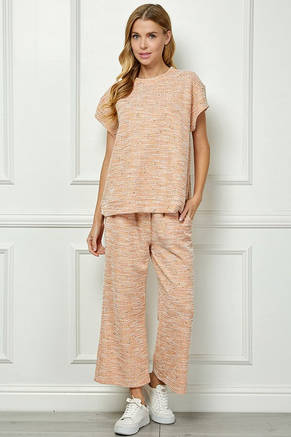 Wide Leg Set - Orange