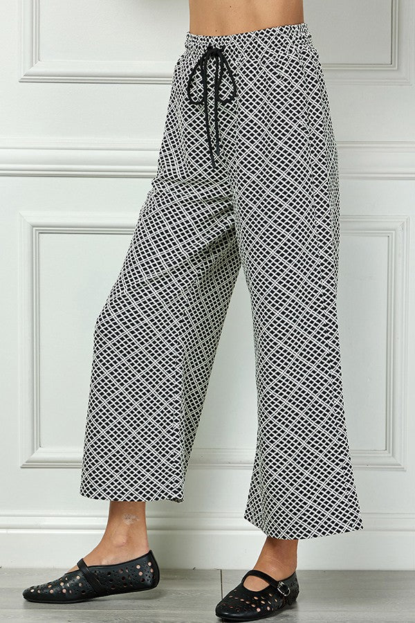 Short Sleeve Textured Set - Black