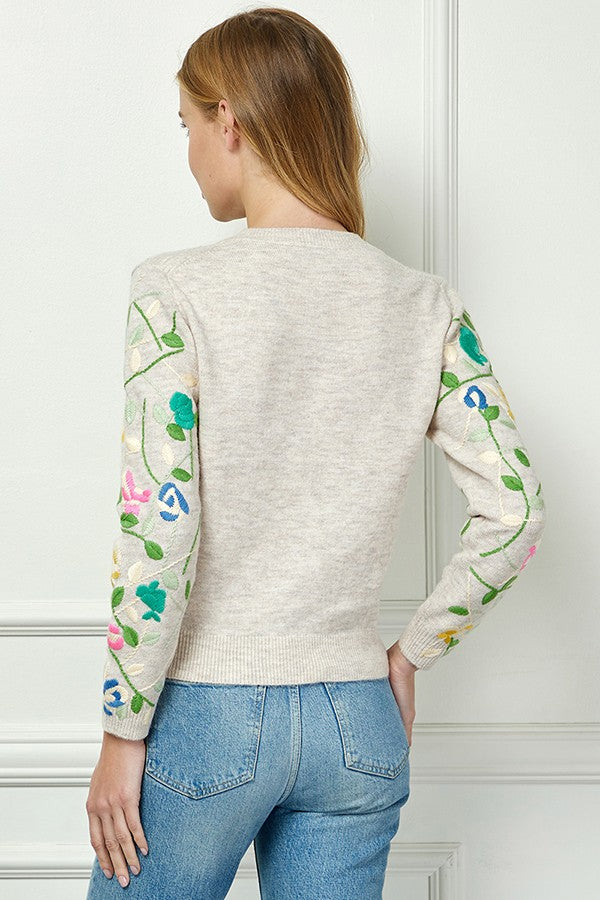 Embroidered Cardigan