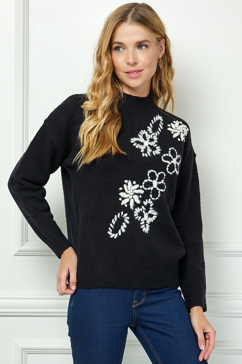 Embroidered Sweater