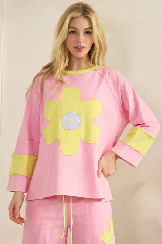 The Daisy Patchwork Set - Pink