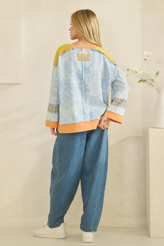 Golden Hour Bloom Pullover