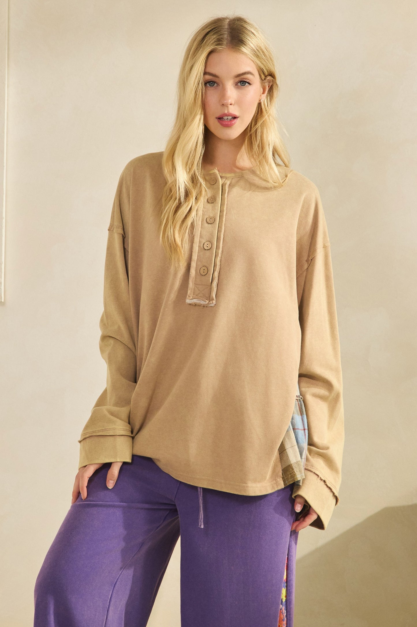 Rustic Charm Plaid Top