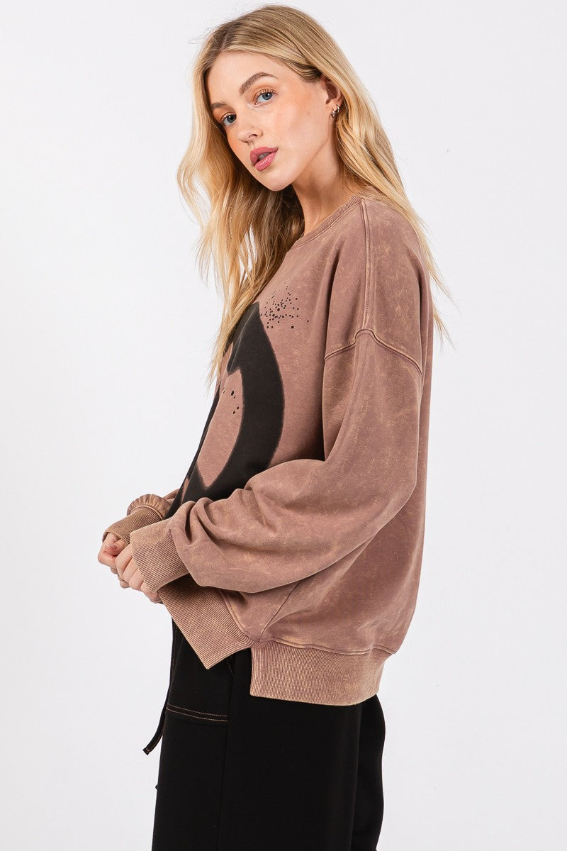 Washed Peace Sweatshirt