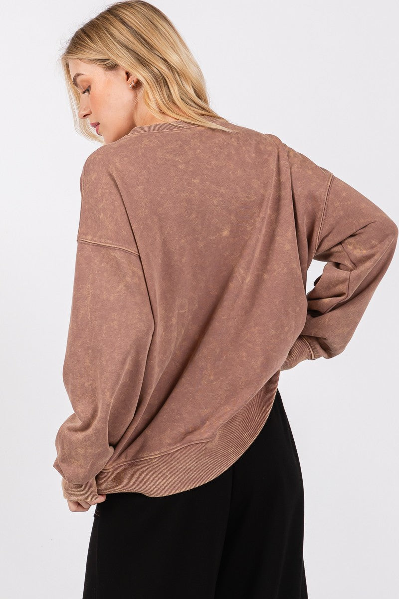Washed Peace Sweatshirt