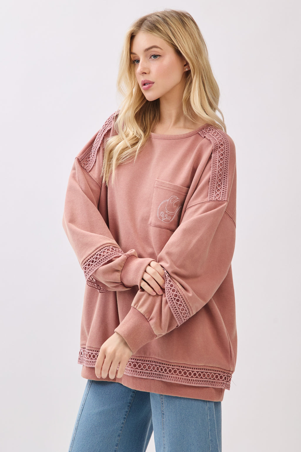 The Sedona Embroidered Pullover