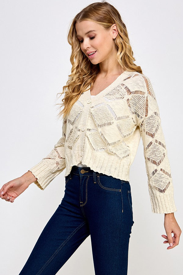Open Knit Cardigan