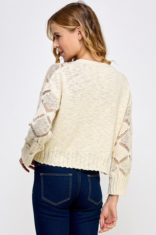 Open Knit Cardigan